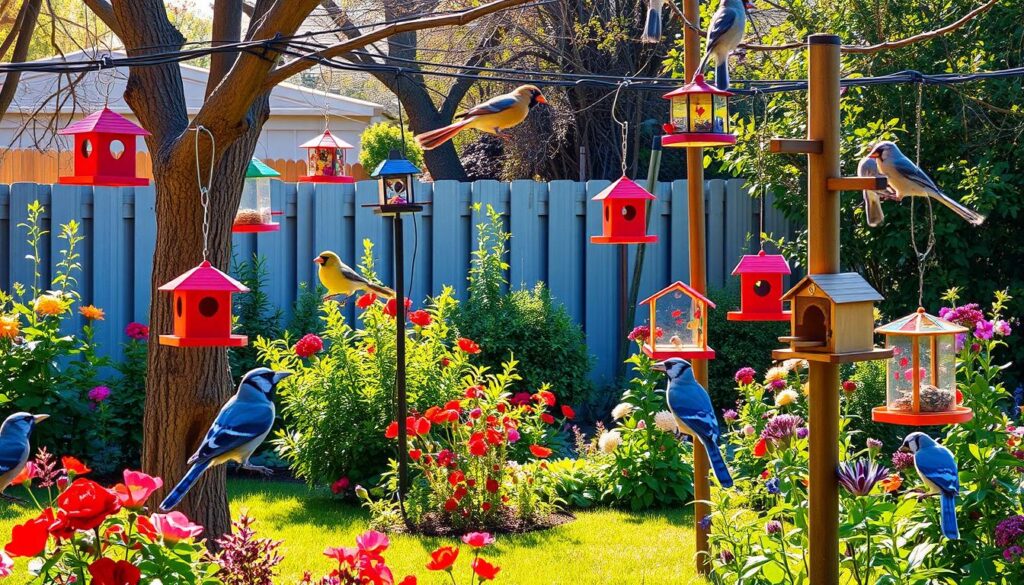 bird feeders