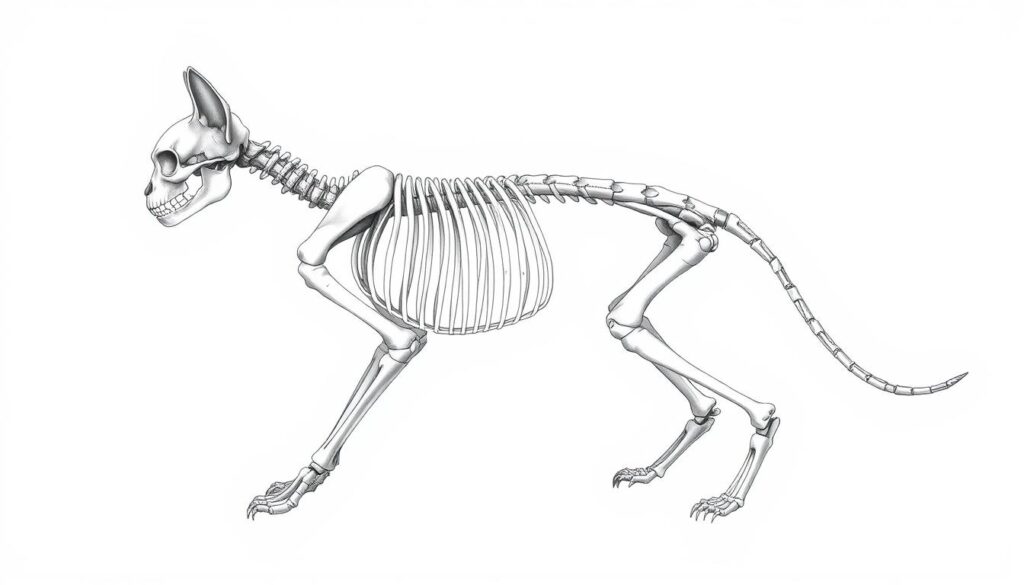 cat skeleton